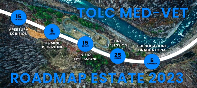 TOLC MED E VET LUGLIO 2023 LA TIMELINE DELLA SECONDA SESSIONE